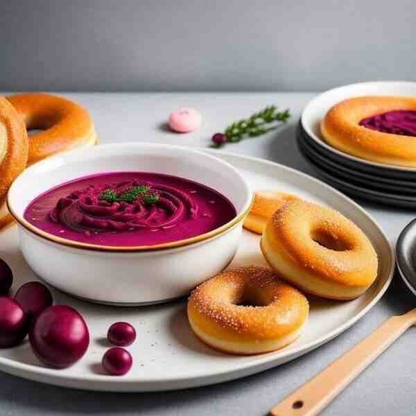 Постный борщ с пампушками и постные пироги